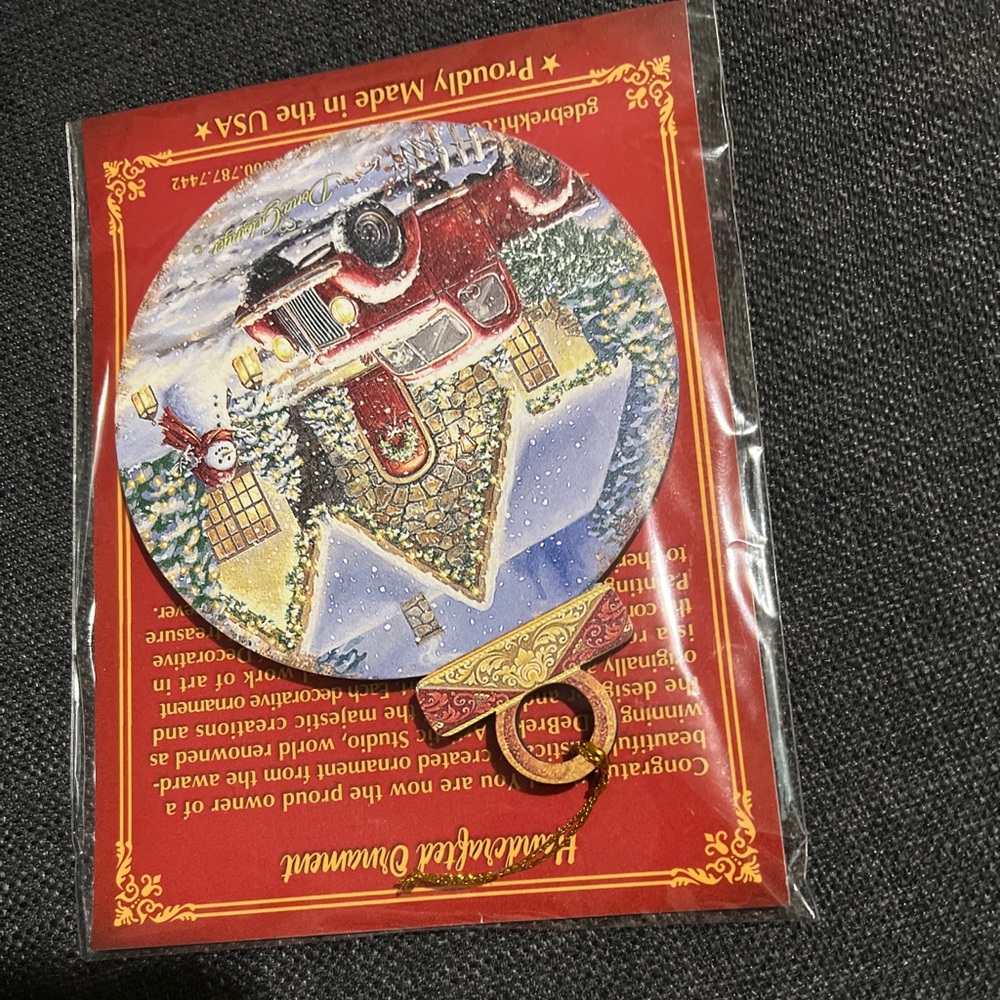 christmas ornaments.